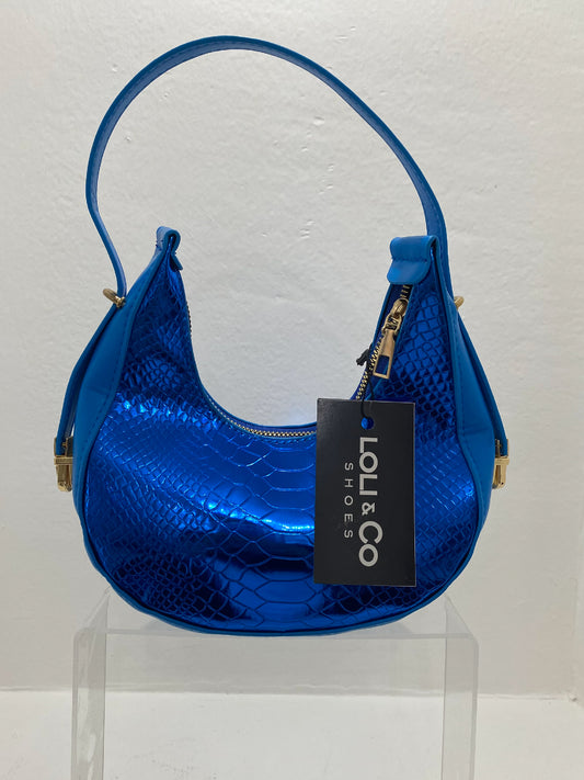 Bolsa Azul Metálico